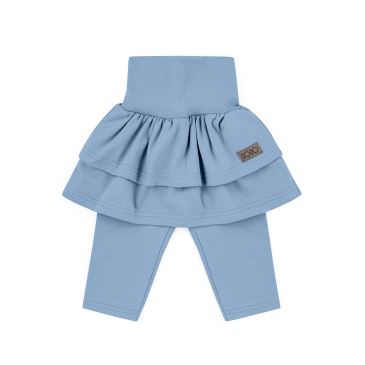 IOIO, Dětské ¾ legíny se sukní Baby blue