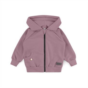 IOIO, Dětská mikina na zip Dusty pink