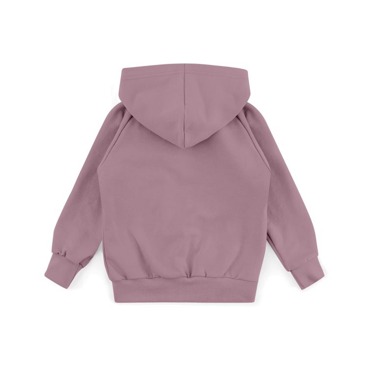 IOIO, Dětská mikina na zip Dusty pink (1)