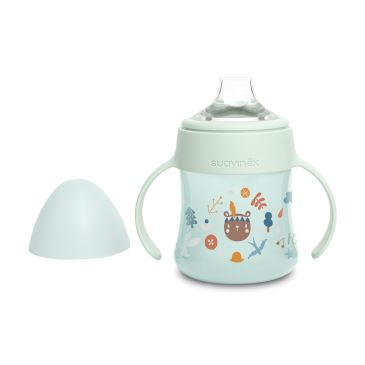 SUAVINEX | PRVNÍ láhev s oušky FOREST 150 ml - ZELENÁ SUAVINEX | PRVNÍ láhev s oušky FOREST 150 ml - ZELENÁ