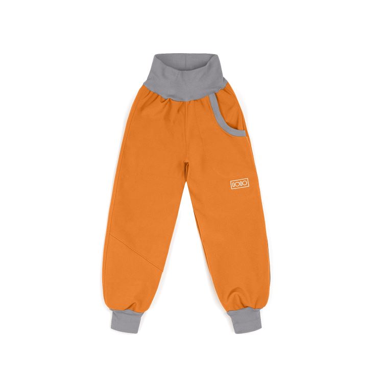IOIO, Dětské softshellové kalhoty Hořčicové