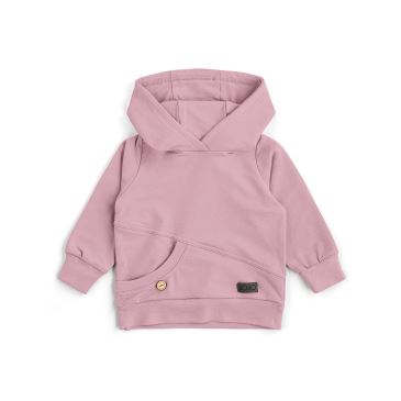 IOIO, Dětská mikina přes hlavu Baby pink IOIO, Dětská mikina přes hlavu Baby pink