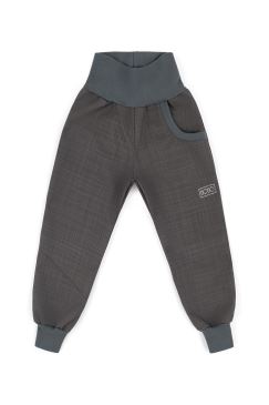 IOIO, Dětské jarní softshellové kalhoty Šedé