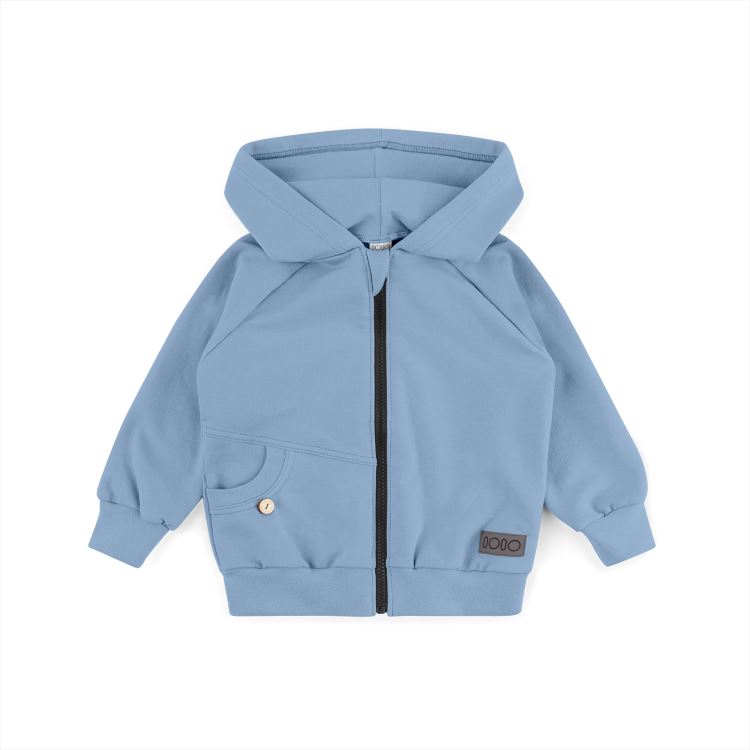 IOIO, Dětská mikina na zip Baby blue