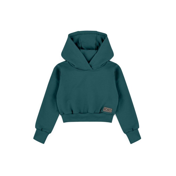 IOIO, Dětská cropp mikina přes hlavu Verde